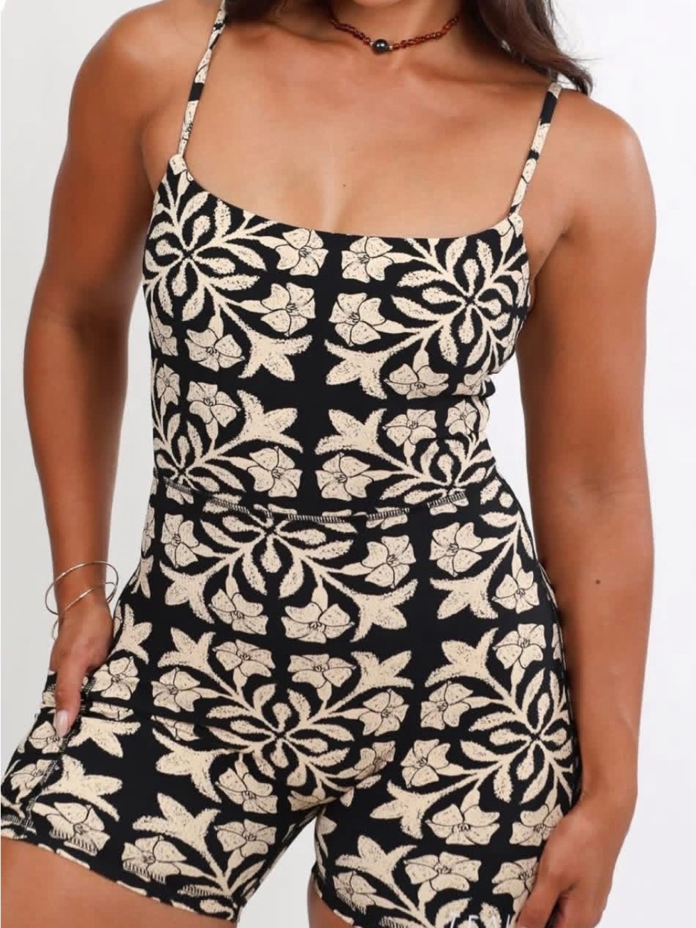 Active By Teal X Lexbreezy LE 
Kayla 2.0 Puakenikeni Quilt Jumpsuit, Large, BNWT